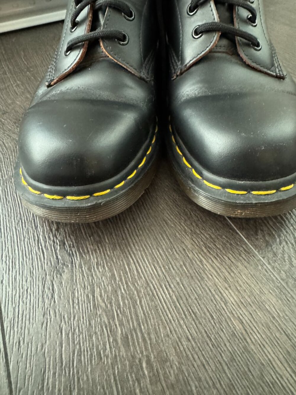 DOC MARTENS 1460 BLACK BOOT SIZEUS 9 MENS MADE IN ENGLAND - Picture 16 of 16